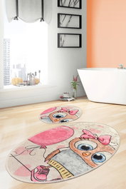 Mijölnir Juego de alfombras de baño Kitty Multicolor